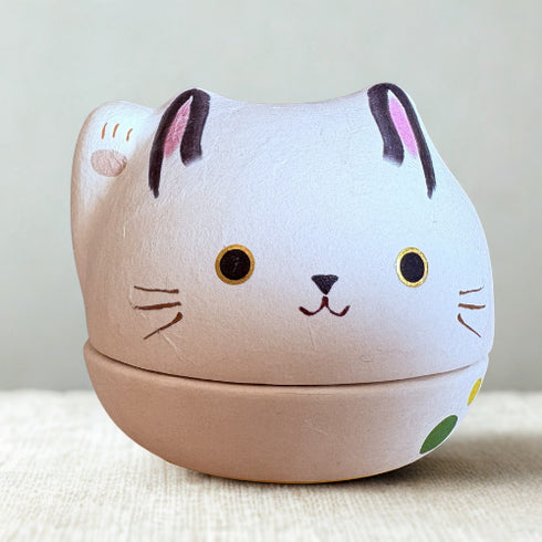 和紙張り陶器美濃まねき うさぎまる